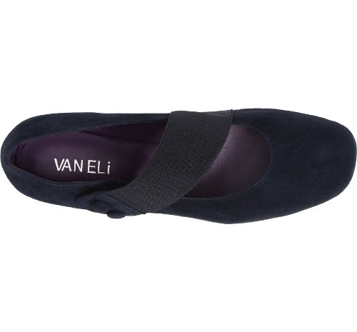 NAVY SUEDE MABLE - Perspective 3